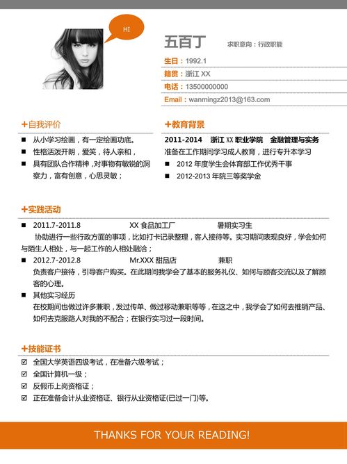 简历 素材 模板 设计 排版 平面设计 求职 简历模板